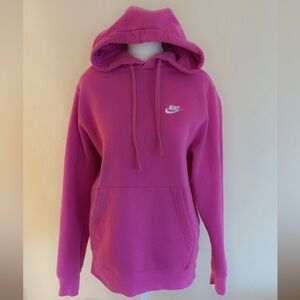 Pink Nike hoodie small